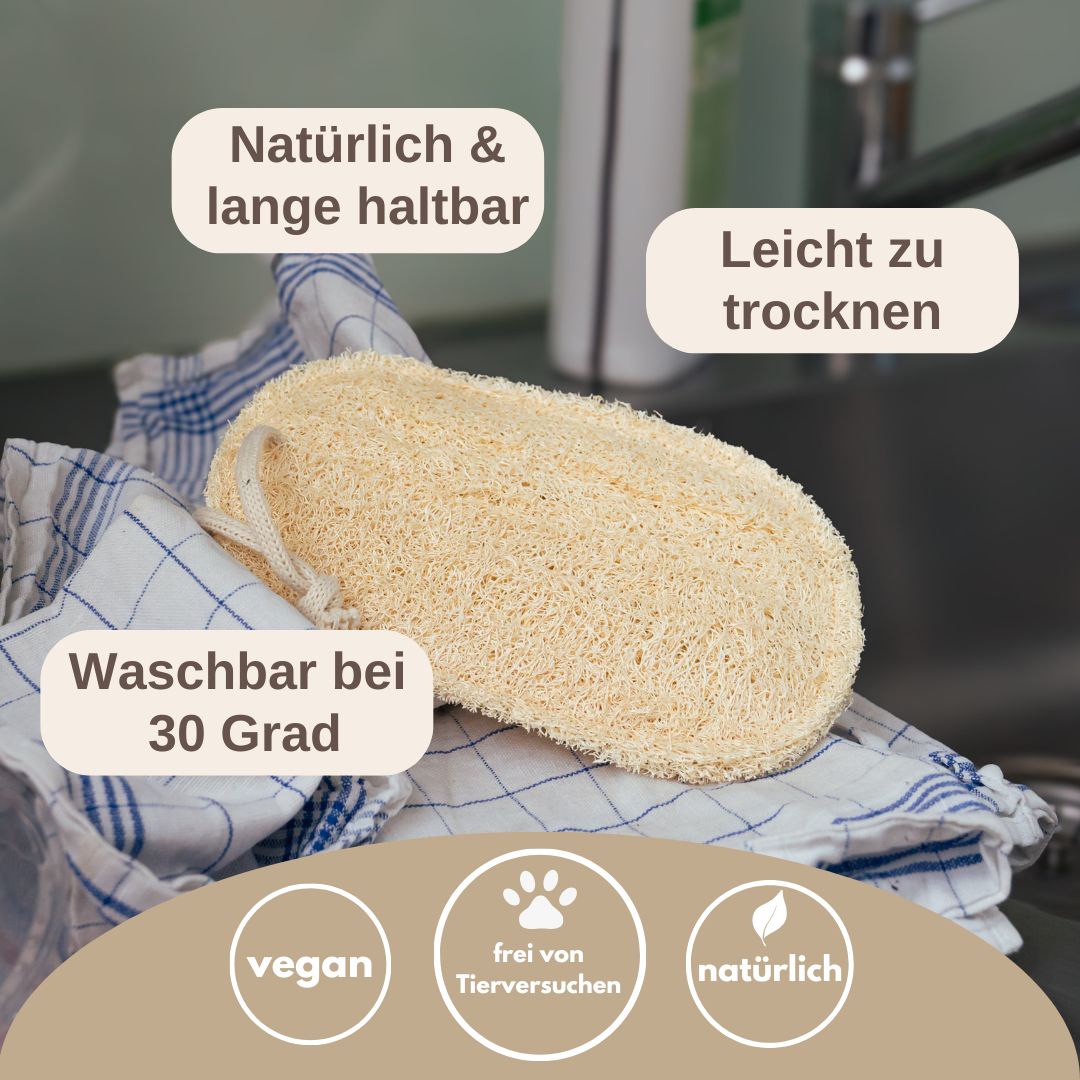 Loofah - Haushaltsset - Luffa Schwamm