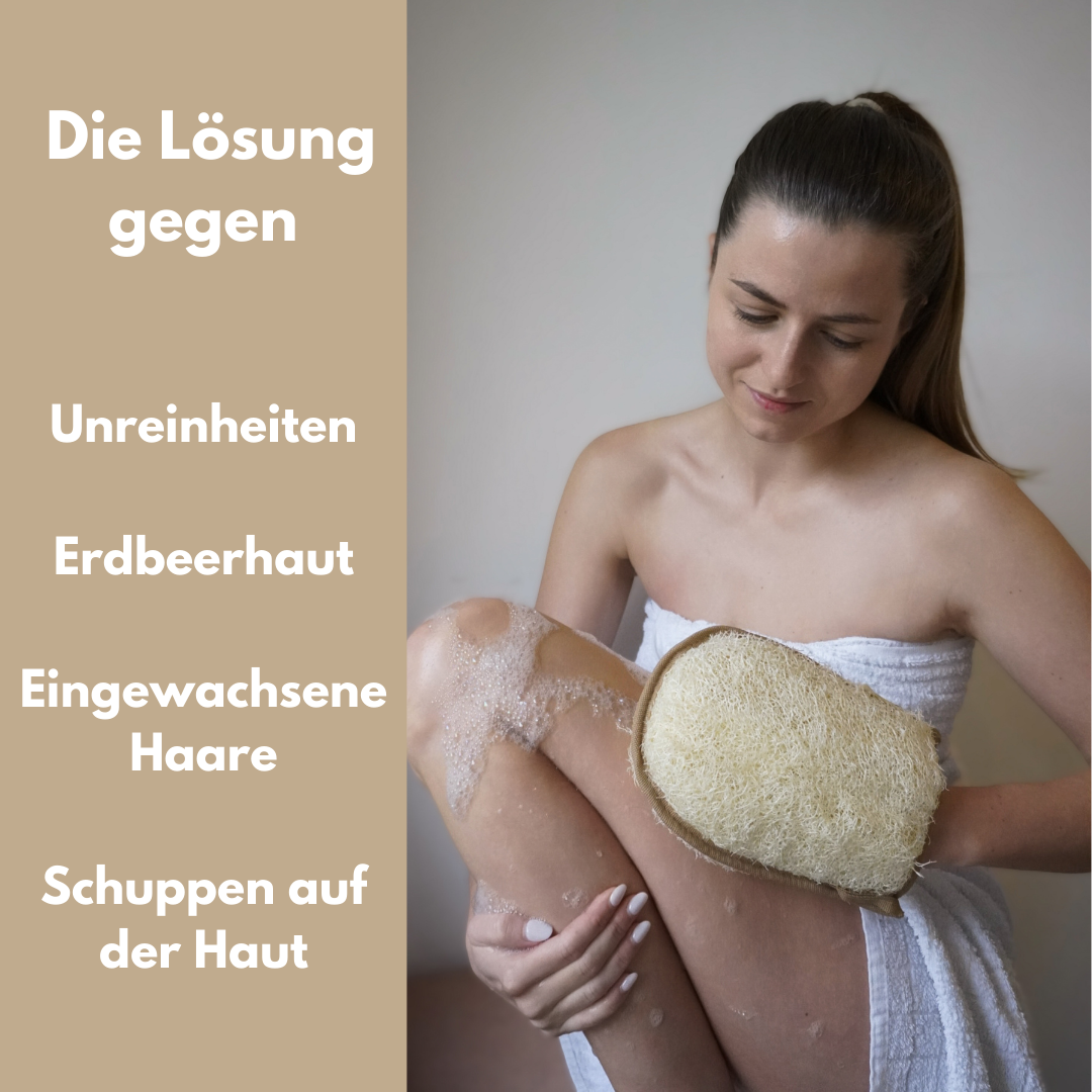 Loofah - Set di elementi essenziali - Spugna di luffa