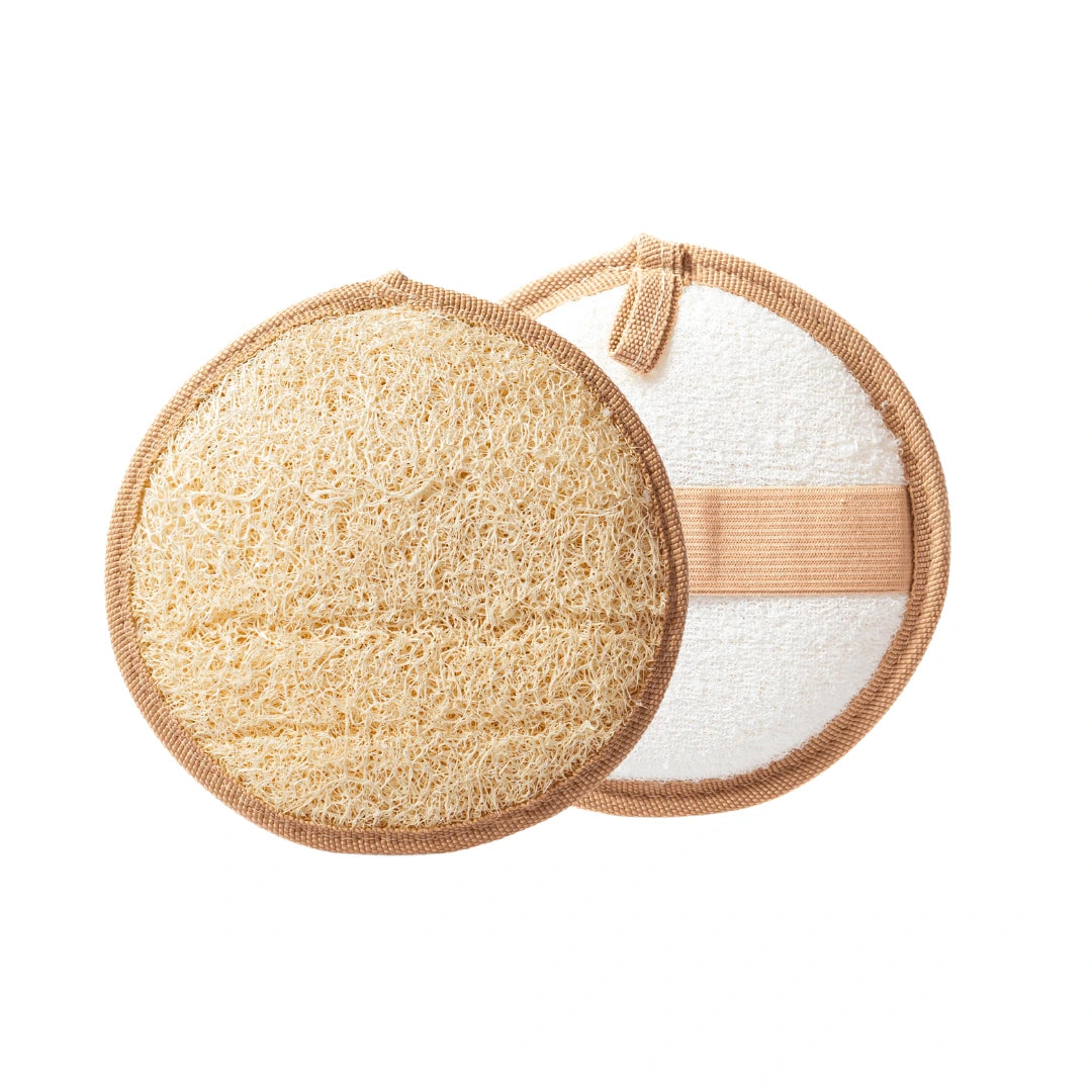 Loofah Körperpad Rund - Luffa Schwamm