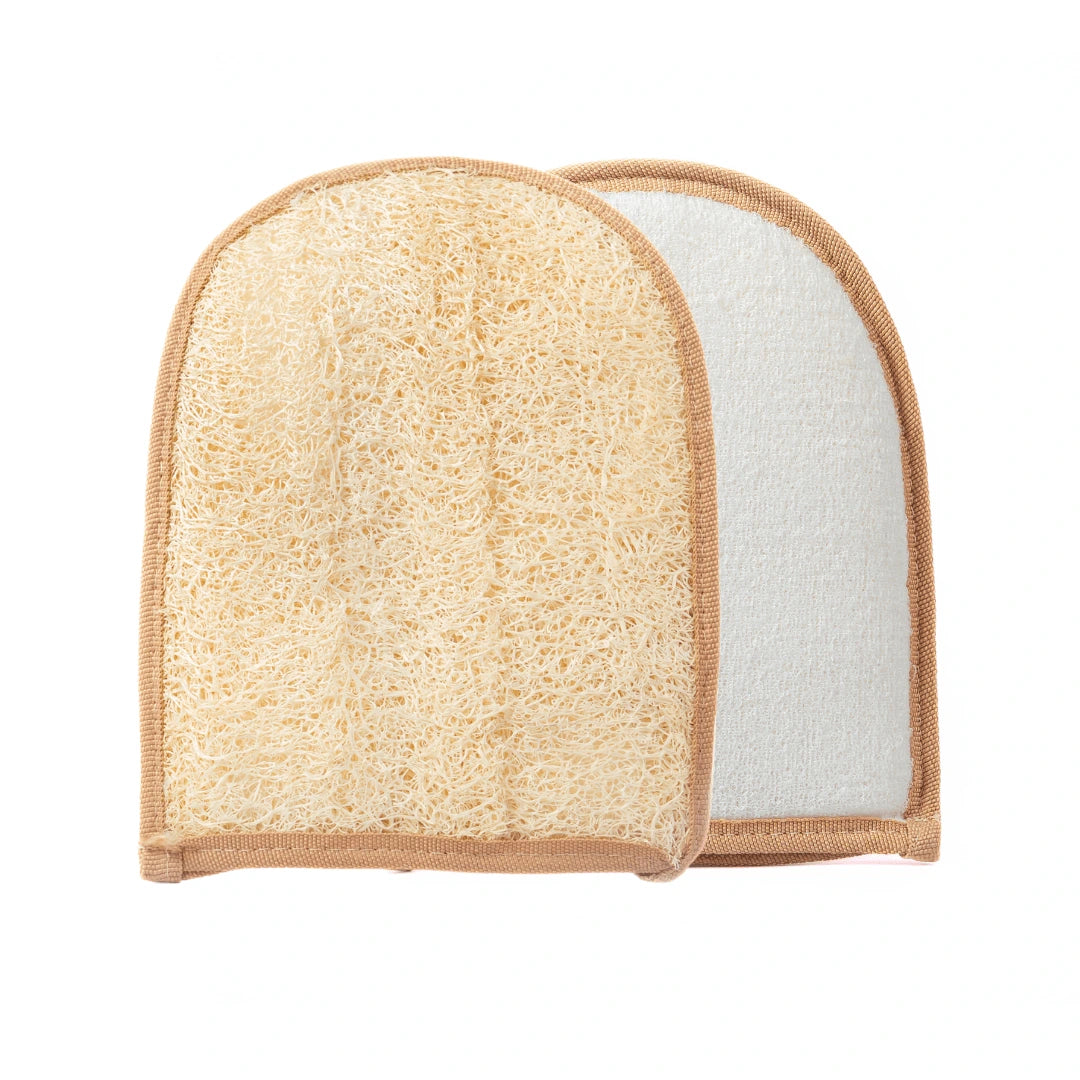 Loofah Glove Loofah/Cotton: Natural Exfoliation & Luxurious Skin Care