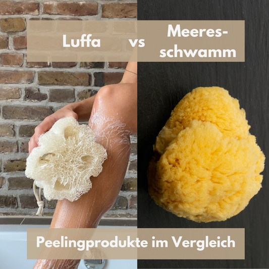 Peelingprodukte im Vergleich: Luffa vs. Meeresschwamm
