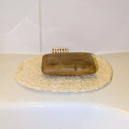 Porta Sapone in Luffa – Confezione da 2 Spugne Naturali