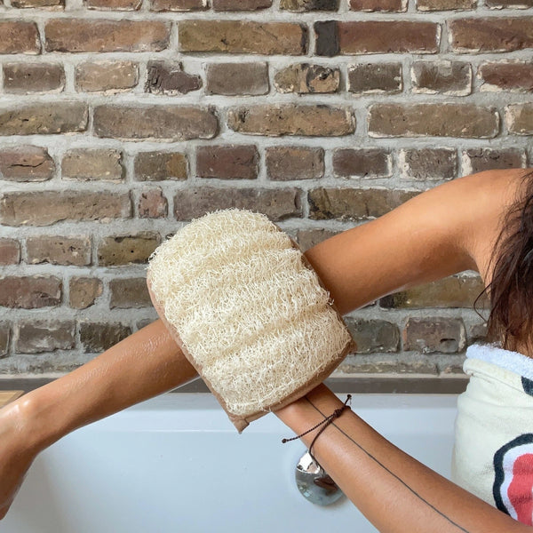 luffa handschuh anwendung Loofah Peelinghandschuh Dusche - Luffa kaufen