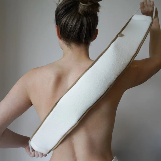 Loofah Peeling Rückenband - Luffa Schwamm