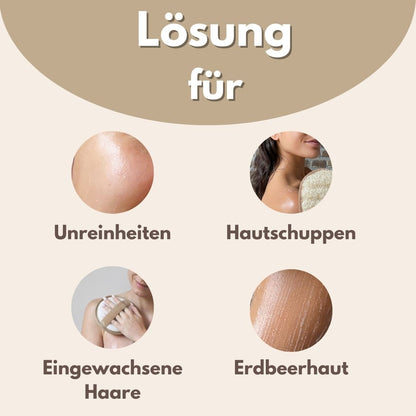 Coussin corporel luffa rond - éponge luffa