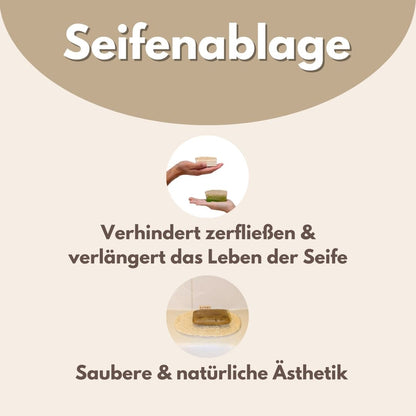 Loofah Soap Dish 2-Pack – Natural Luffa Sponge